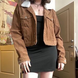 Brown corduroy jacket
